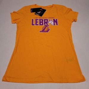 Lakers Lebron James women t-shirt